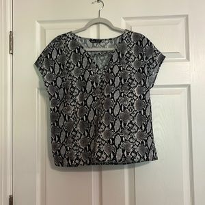 Shein snake skin top